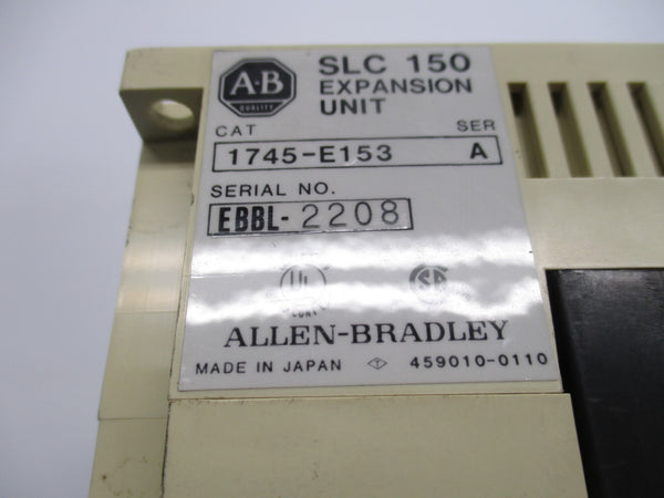 ALLEN BRADLEY 1745-E153 SER. A 10-250VAC 15A NSNP