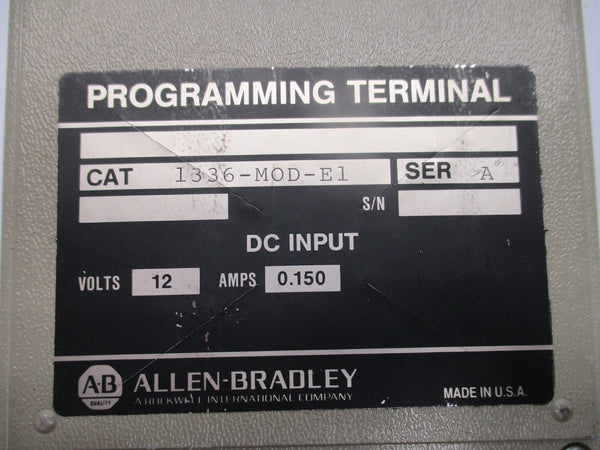 ALLEN BRADLEY 1336-MOD-E1 SER. A UNMP