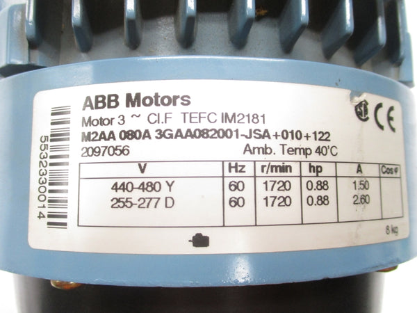 ABB M2AA080A3GAA082001-JSA+010+122 NSNP