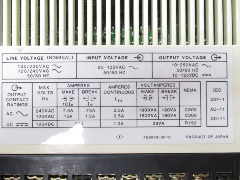 ALLEN BRADLEY 1745-LP101 SER. C F/W 5 NSNP