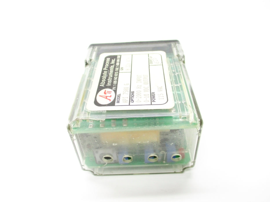 ABSOLUTE PROCESS INSTRUMENTS API7580G 115V UNMP