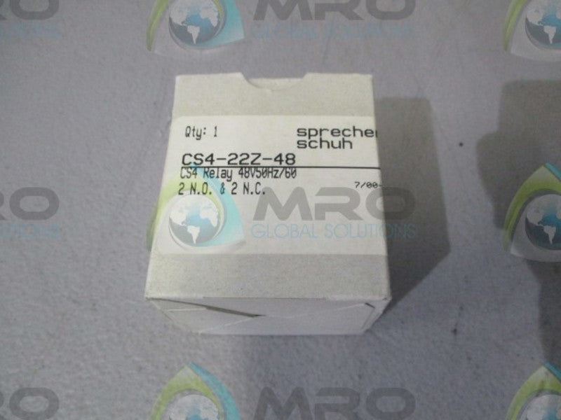 SPRECHER+SCHUH CS4-22Z-48 RELAY  NSMP