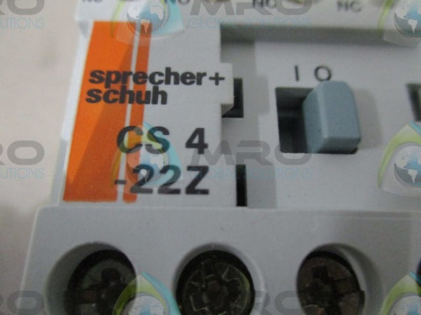 SPRECHER+SCHUH CS4-22Z-48 RELAY  NSMP