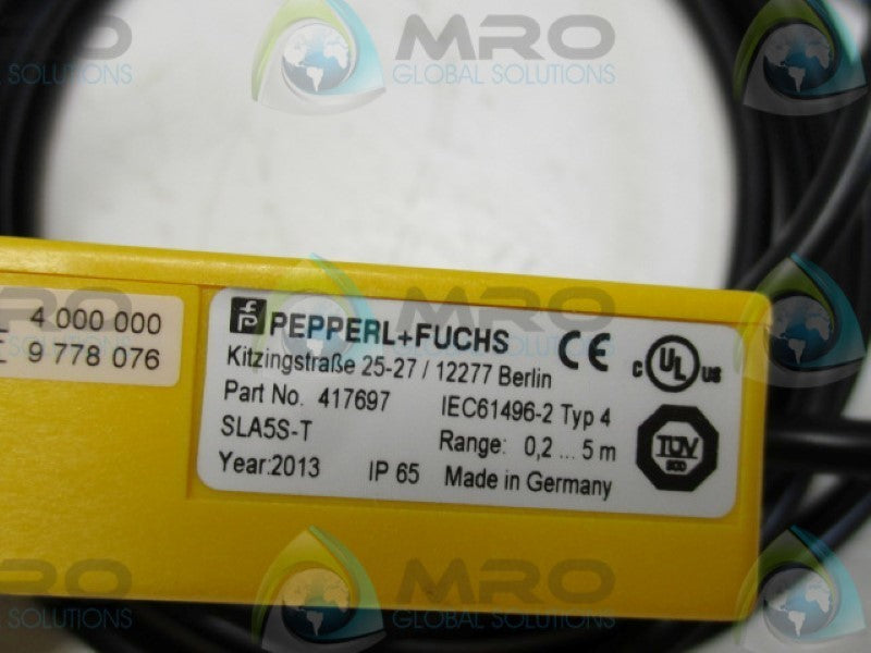 PEPPERL+FUCHS SLA5S-T 417697 PHOTOELECTRIC?SAFETY SENSOR  NSMP