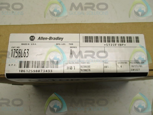 ALLEN BRADLEY 1756L63 SER.A F/W 1.4 DATE: 2006  NSFS