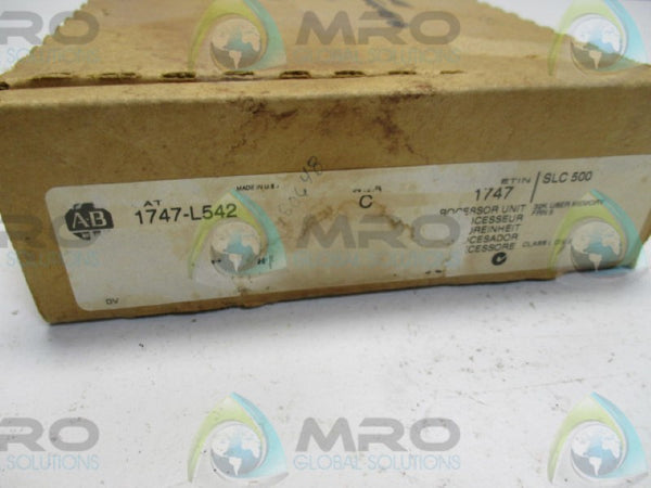 ALLEN BRADLEY 1747-L542 SER. C F/W 5 (NO BATTERY)  NSMP