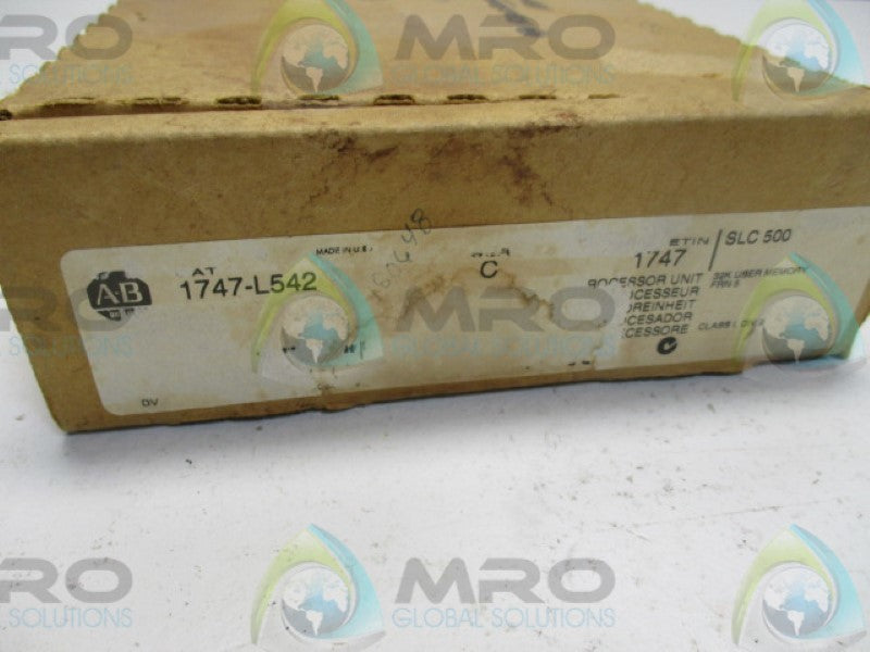 ALLEN BRADLEY 1747-L542 SER. C F/W 5 (NO BATTERY)  NSMP