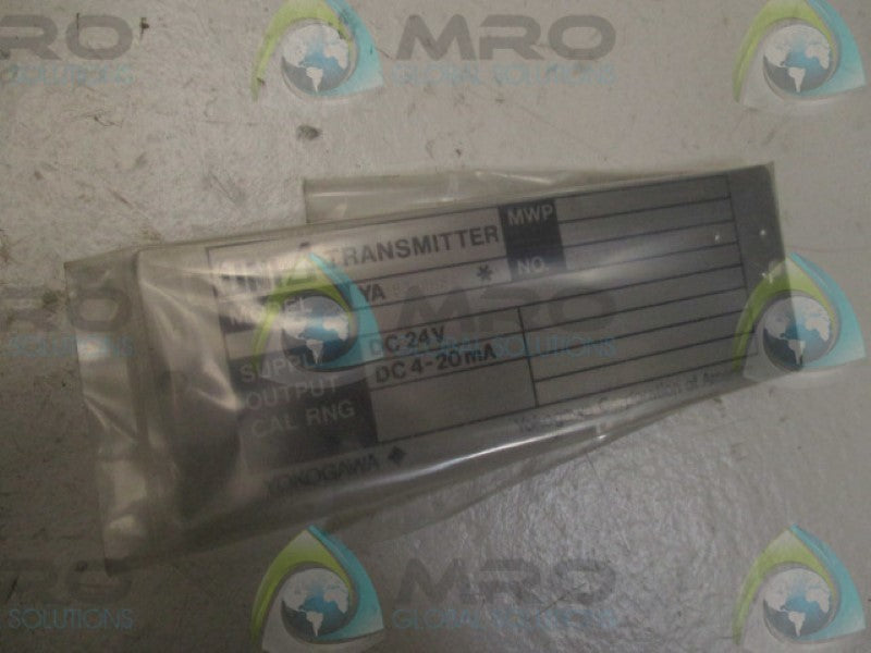 YOKOGAWA YA53-SHS4 UNI TRANSMITTER 24VDC 7000PSI   NSMP