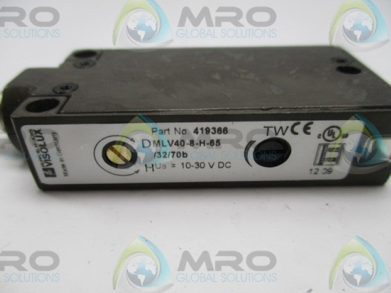 PEPPERL+FUCHS VISOLUX  MLV40-8-H-65/37/70B 419366 SENSOR 10-30VDC  NSMP