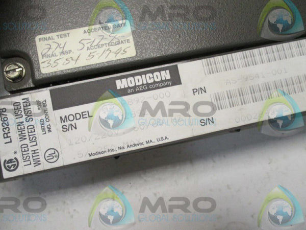AEG MODICON AS-P892-000 REMOTE I/O PROCESSOR 120/220V  UNMP