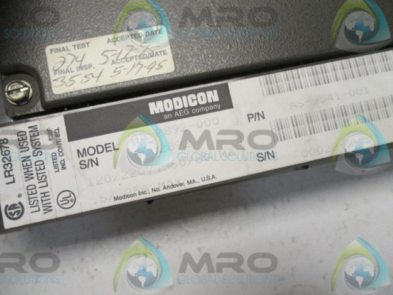 AEG MODICON AS-P892-000 REMOTE I/O PROCESSOR 120/220V  UNMP