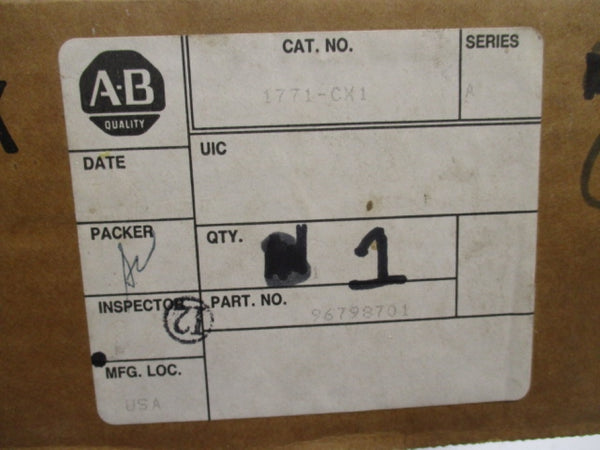 ALLEN BRADLEY 1771-CX1 SER. A 1M NSMP