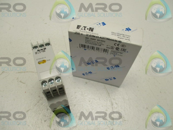 EATON  ETR4-51-A TIMING RELAY 3-60SECONDS 24-240V  NE WIN BOX