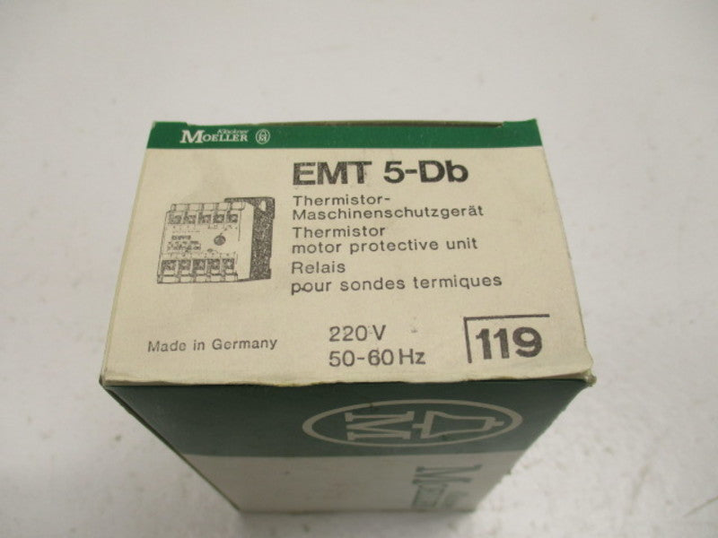 KLOCKNER MOELLER EMT5-DB-220 THERMISTOR OVERLOAD RELAY 220V  NSMP