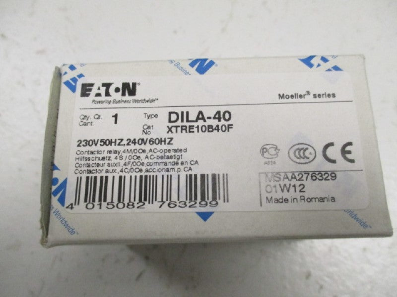 EATON DILA-40 CONTACTOR RELAY 230/240V  NSMP