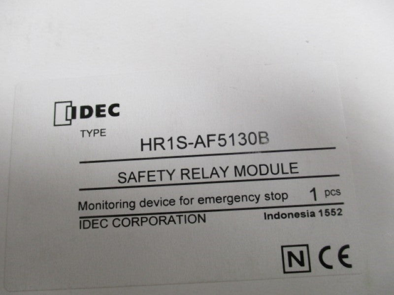 IDEC HR1S-AF5130B SAFETY RELAY MODULE 24V  NSMP