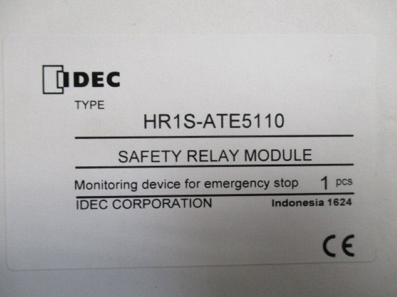 IDEC HR1S-ATE5110 SAFETY RELAY MODULE 24V  NSMP
