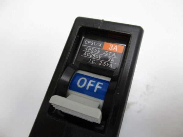 FUJI ELECTRIC CP31/X-3A CIRCUIT BREAKER 3A 250VAC  NSMP