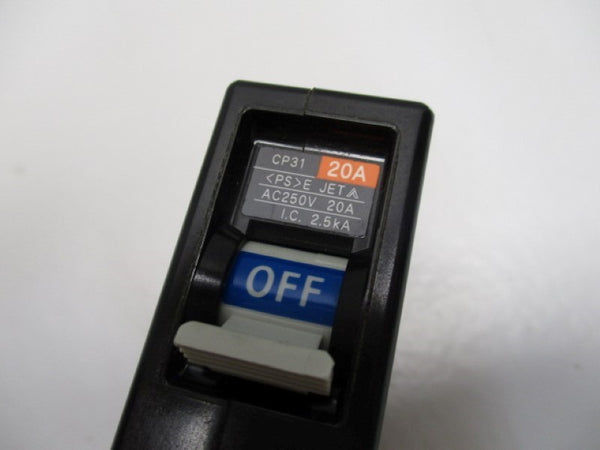 FUJI ELECTRIC CP31-20A CIRCUIT BREAKER 20A  NSMP