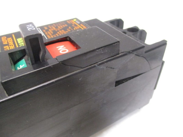 FUJI ELECTRIC SA32B CIRCUIT BREAKER 20A 220VAC (AS PICTURED)  NSNP