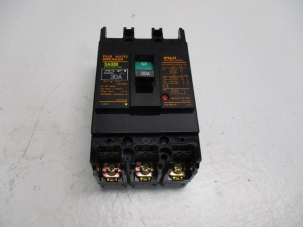 FUJI ELECTRIC SA33B CIRCUIT BREAKER 3P 30A  NSNP