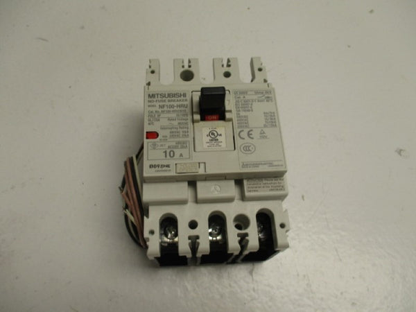 MITSUBISHI NF100-HRU3P10A CIRCUIT BREAKER 3P 10A  NSMP