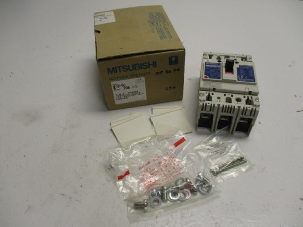 MITSUBISHI NF100-SWU3P20A CIRCUIT BREAKER 3P 20A  NSMP