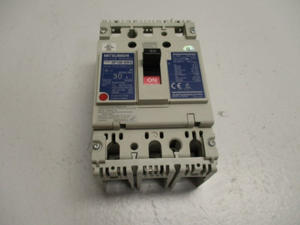 MITSUBISHI NF100-SWU CIRCUIT BREAKER 3P 30A  NSMP