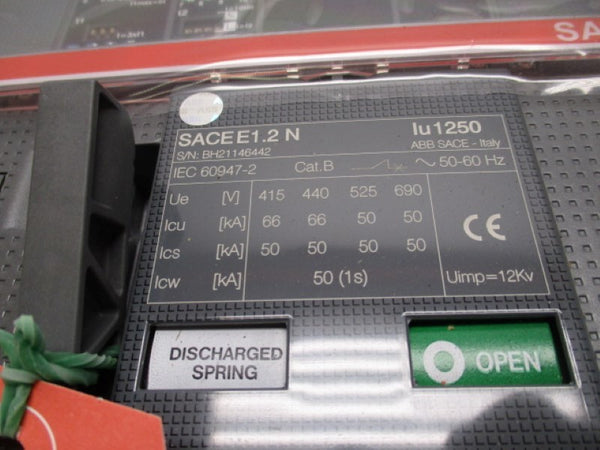 ABB SACE EMAX2-E1.2N-1250 1SDA072192R1  NSMP