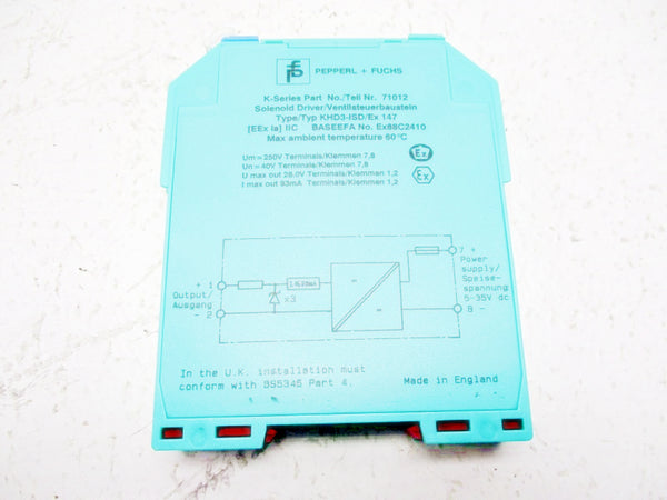 PEPPERL+FUCHS KHD3-ISD/EX147 NSMP