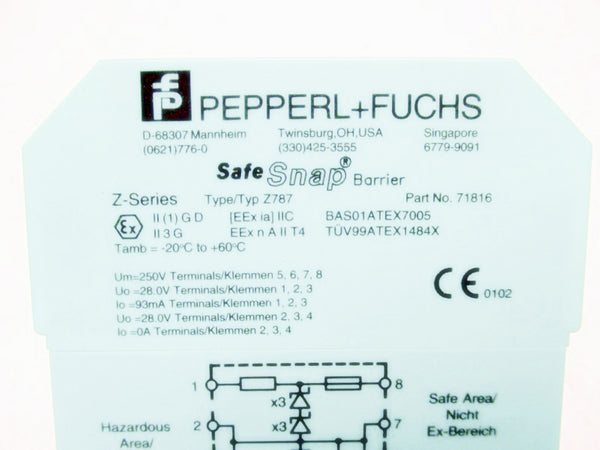 PEPPERL+FUCHS Z787 71816 UNMP