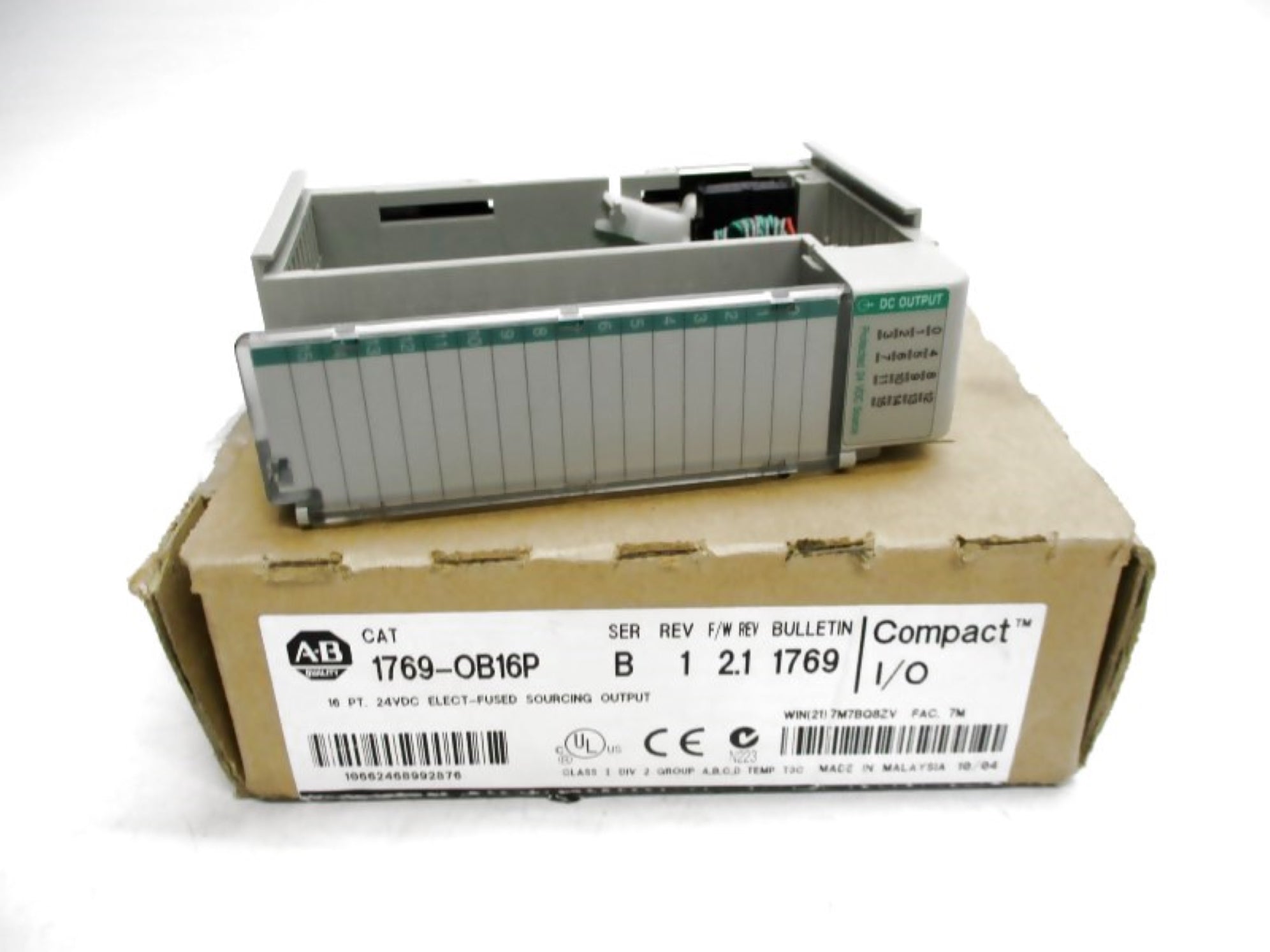 ALLEN BRADLEY 1769-OB16P SER. B F/W: 2.1 NSMP