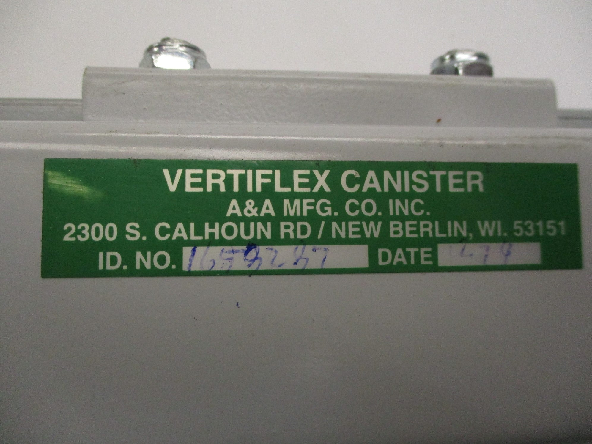 A&A MFG 1658287 UNMP