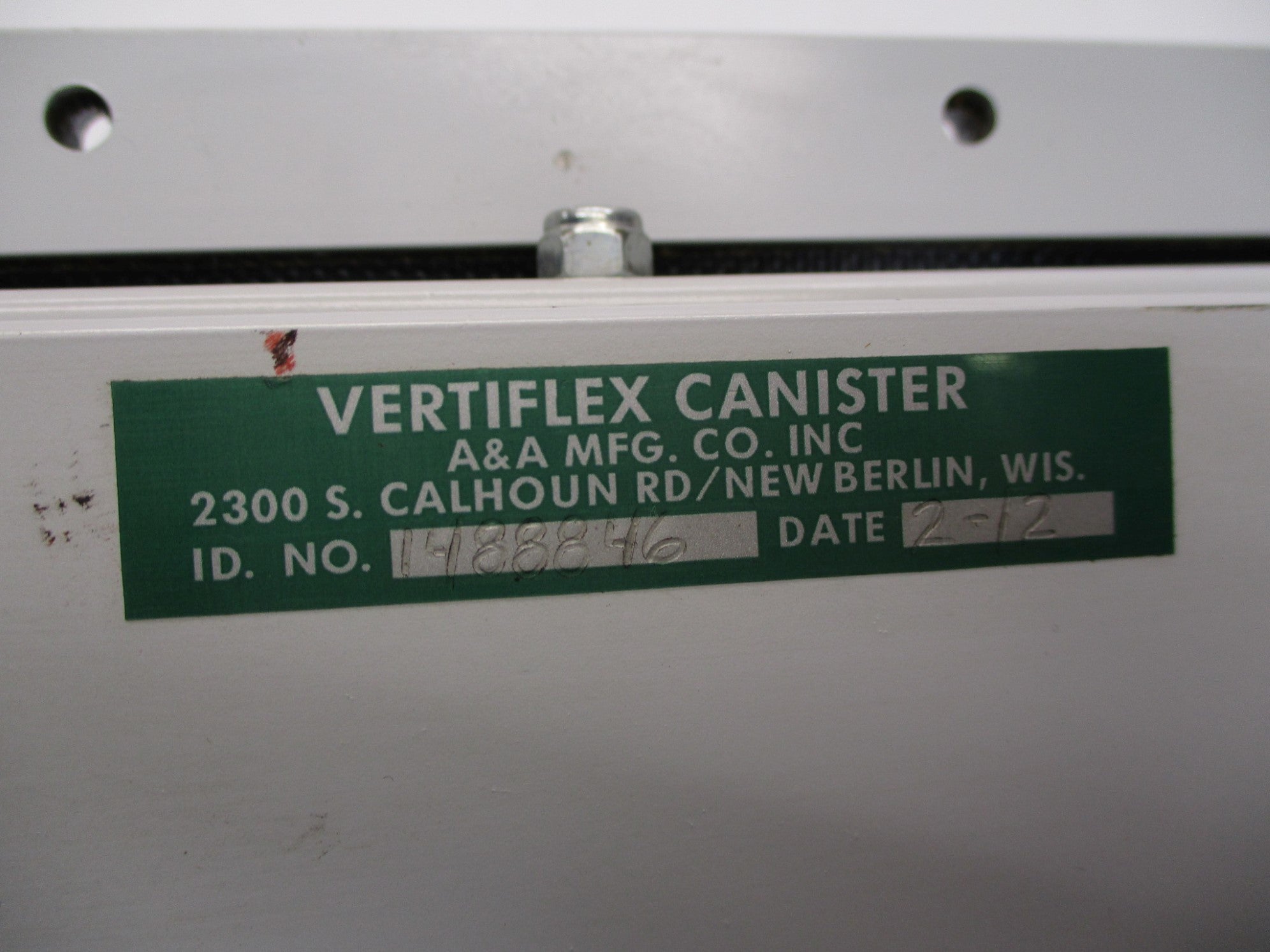A&A MFG VERTIFLEX CANISTER 1488846 UNMP