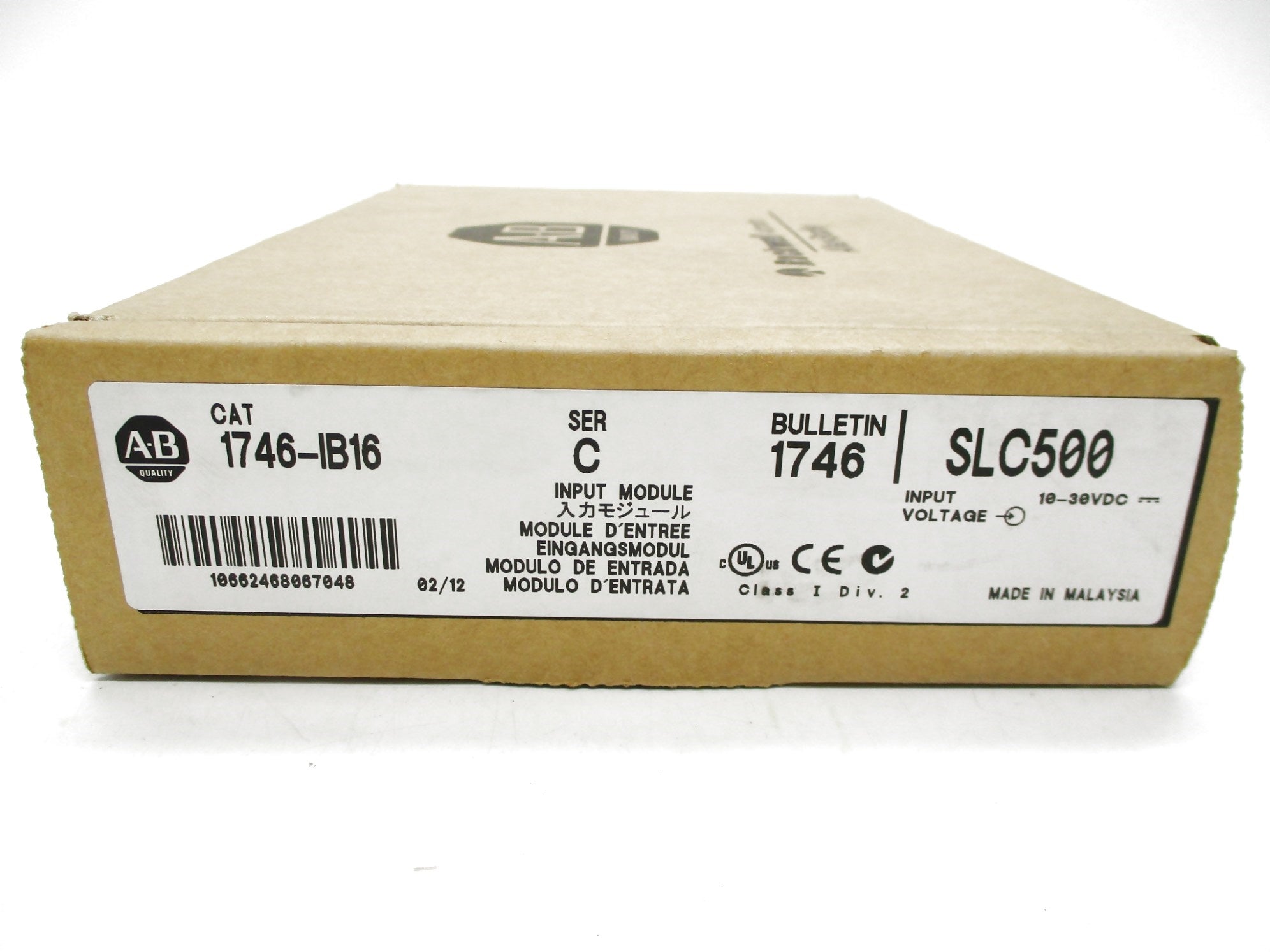 ALLEN BRADLEY 1746-IB16 SER. C 10-30VDC DATE: 2012 NSFS
