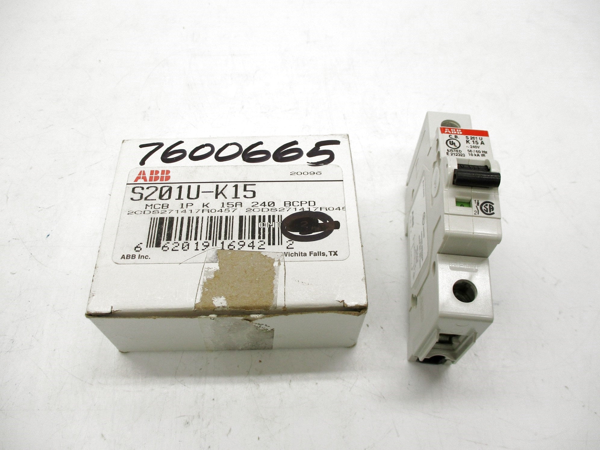 ABB S201U-K15 15A 240V NSMP