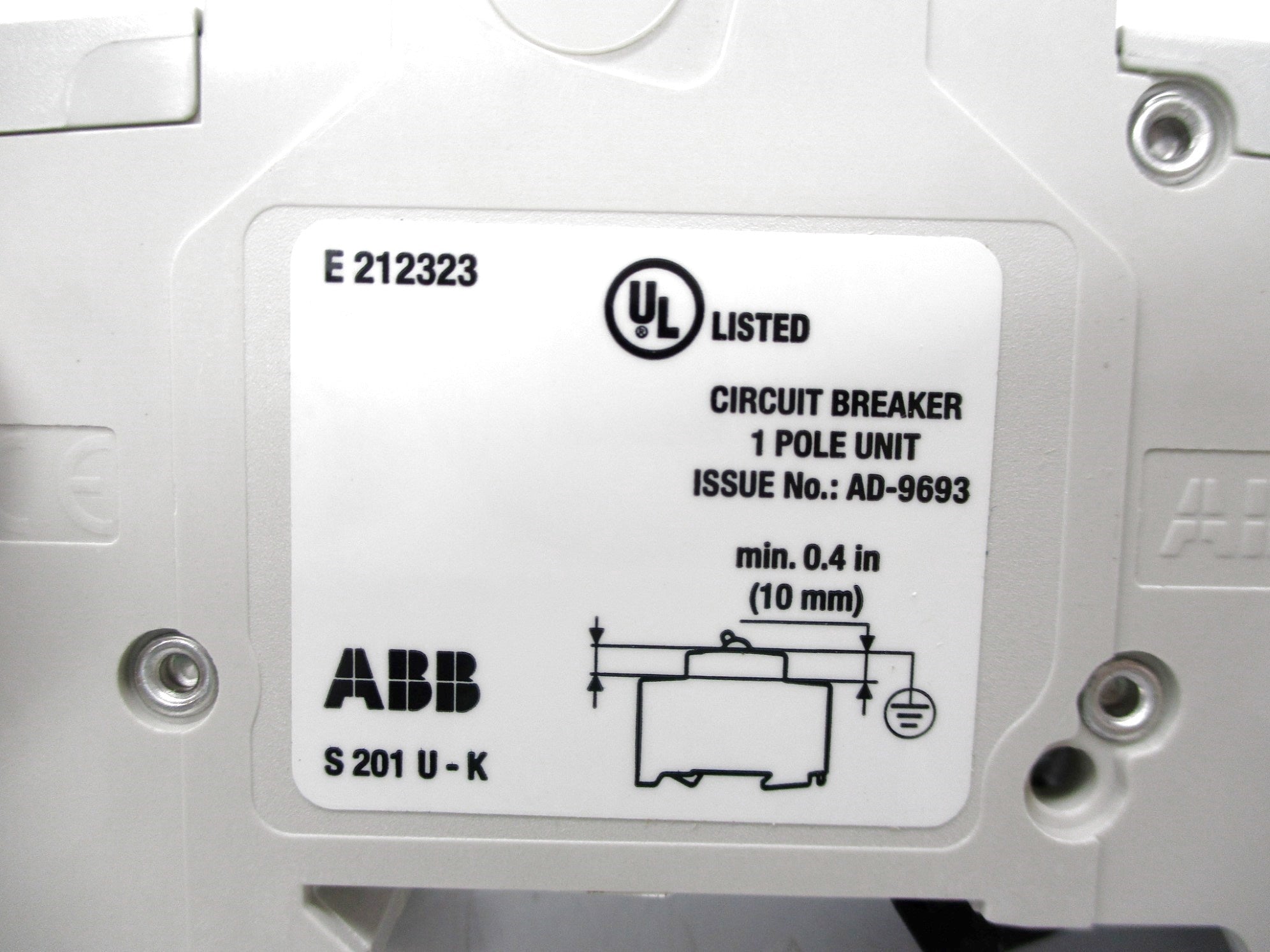 ABB S201U-K15 15A 240V NSMP