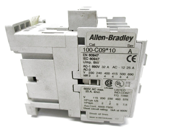ALLEN BRADLEY 100-C09J10 SER. A 24V 32A UNMP