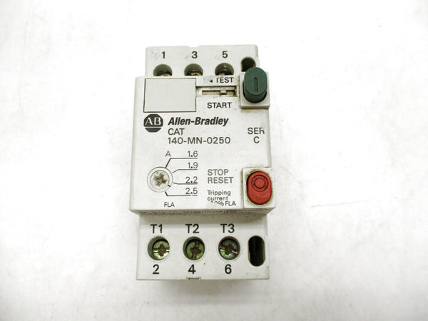 ALLEN BRADLEY 140-MN-0250 SER. C 690V 1.6-2.5A UNMP