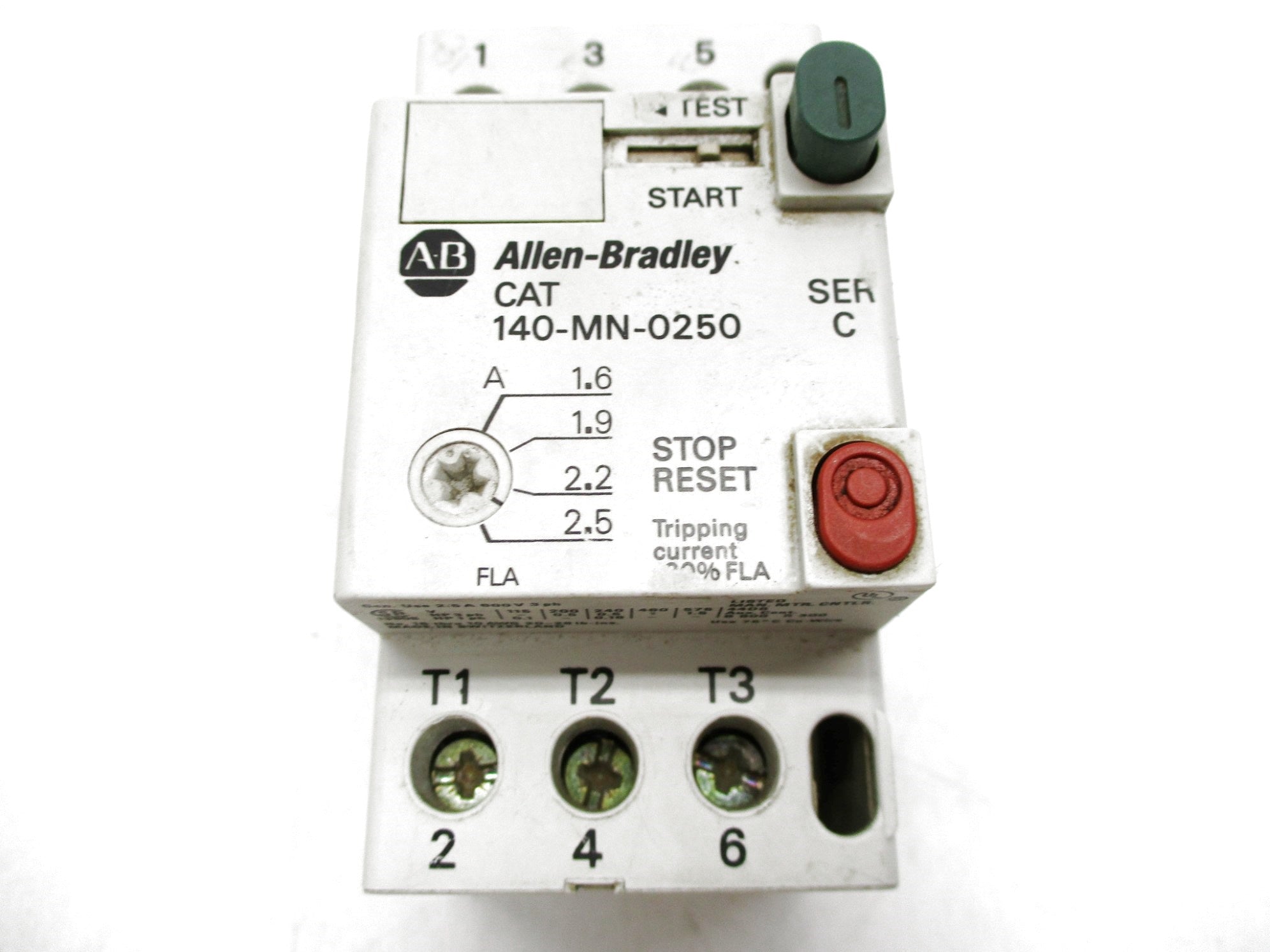 ALLEN BRADLEY 140-MN-0250 SER. C 690V 1.6-2.5A UNMP