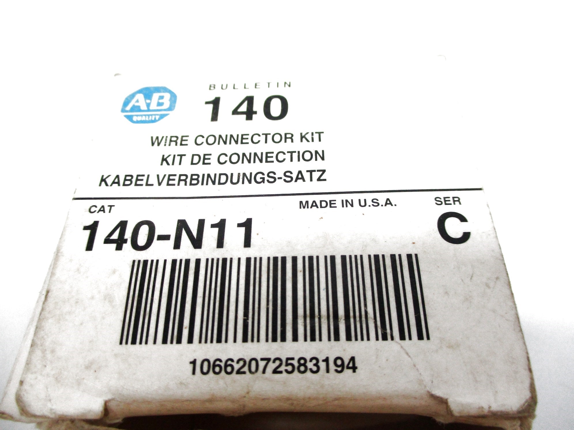 ALLEN BRADLEY 140-N11 SER. C (BK/BL) NSMP