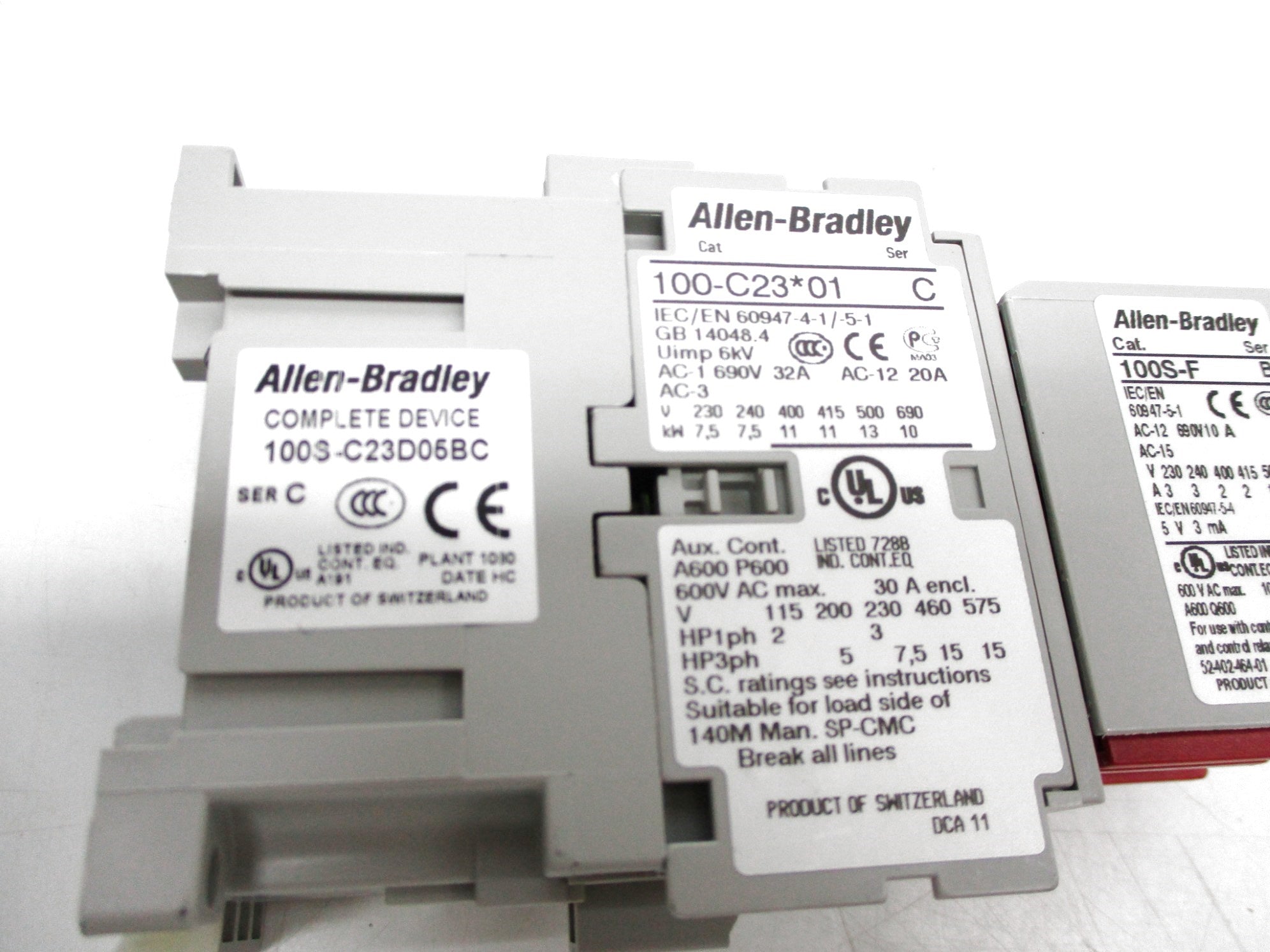 ALLEN BRADLEY 100S-C23D05BC SER. C 120V (BR/WH) NSMP