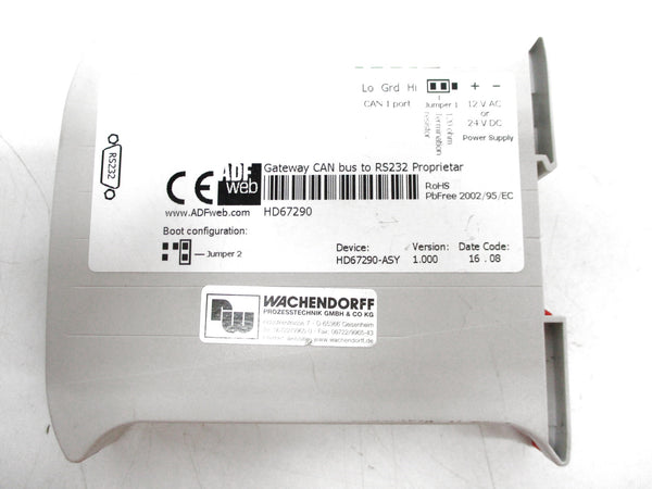 ADF WED HD67290 12VAC/24VDC NSNP