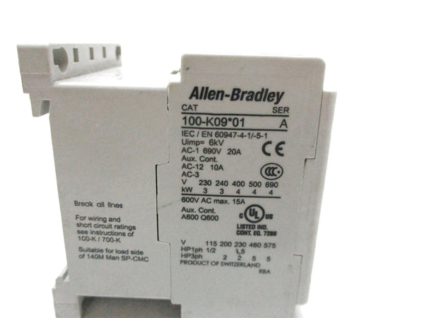 ALLEN BRADLEY 100-K09D01M SER. A 110/120V NSNP