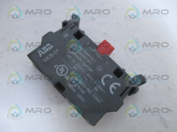 ABB MCB-10 CONTACT BLOCK UNMP